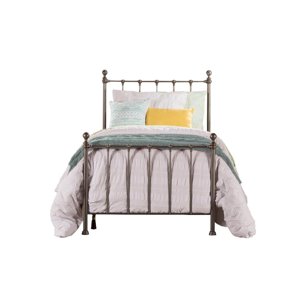 Molly Twin Metal Bed, Black Steel. Picture 1