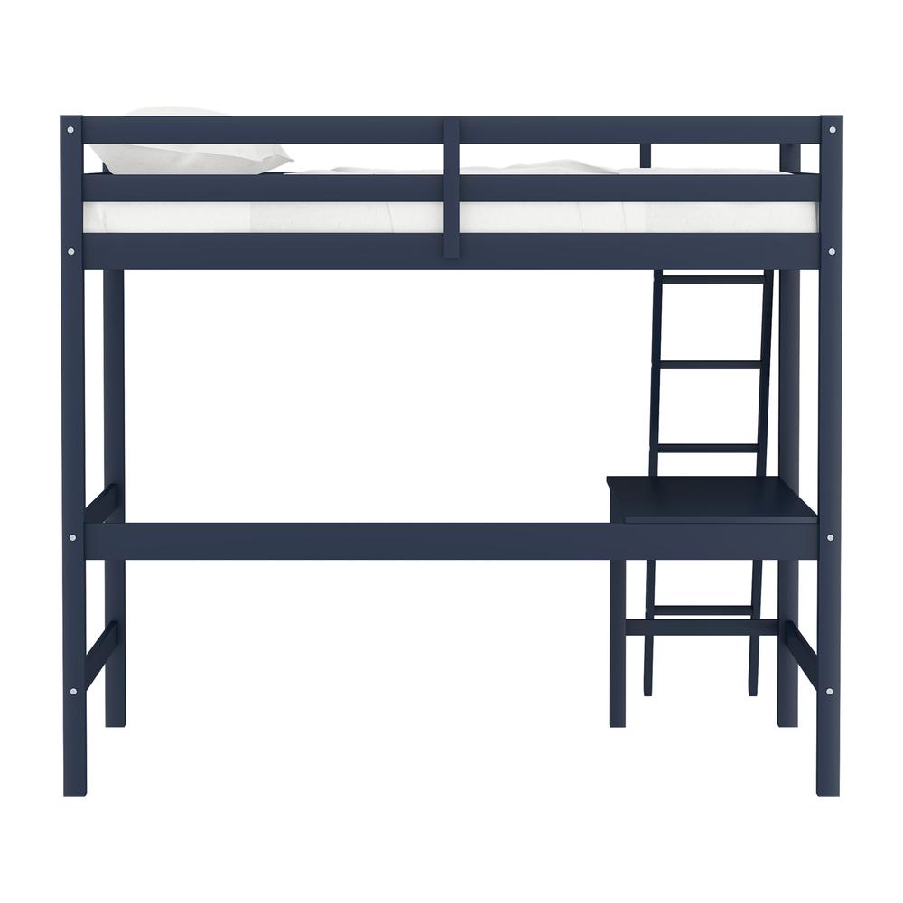 Hillsdale Kids and Teen Caspian Twin Loft Bed, Navy. Picture 4