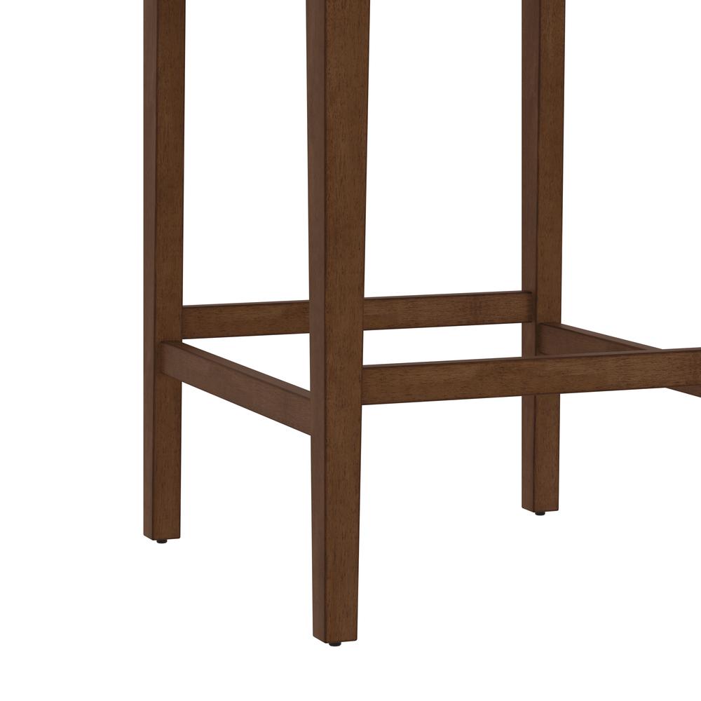 Lynne Wood Counter Height Stool, Walnut. Picture 8