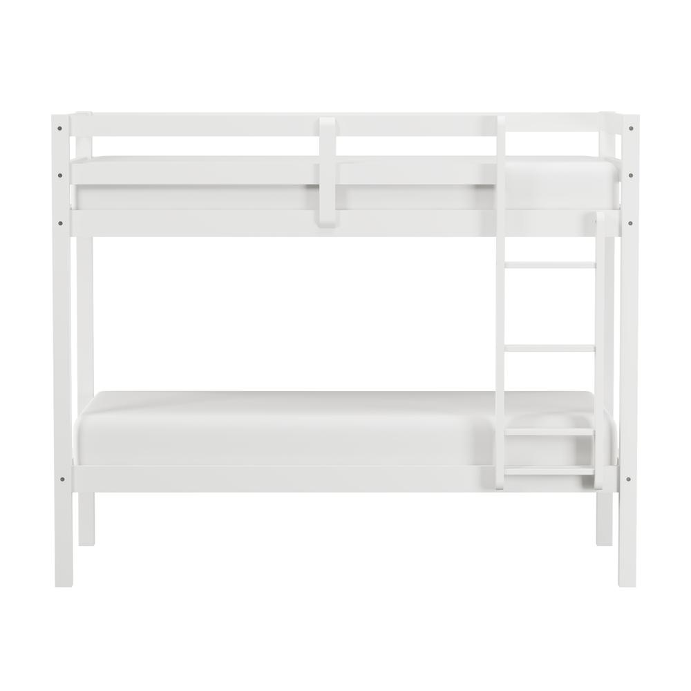 Hillsdale Kids and Teen Caspian Twin Over Twin Bunk Bed, White. Picture 2