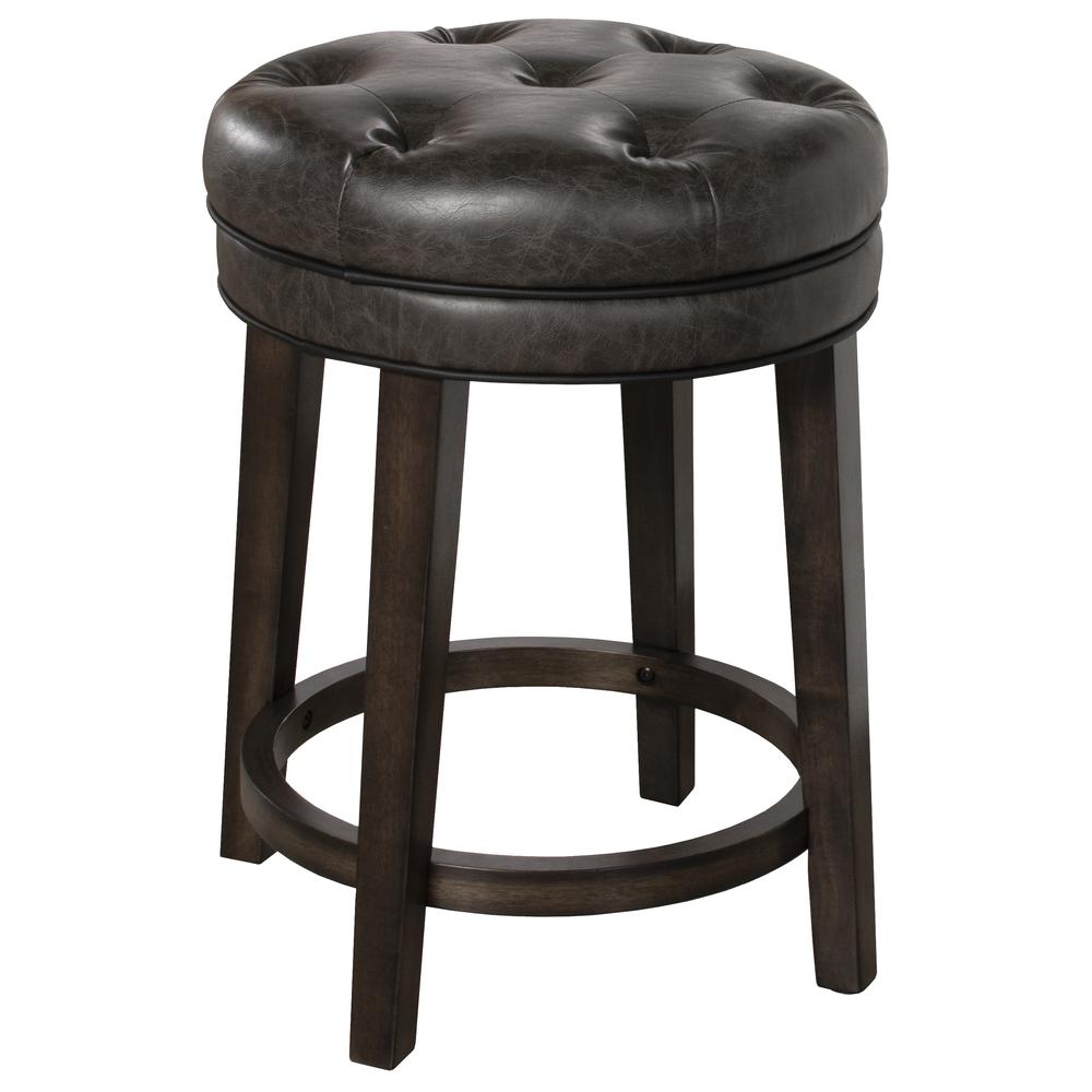 Krauss Backless Swivel Counter Height Stool. The main picture.