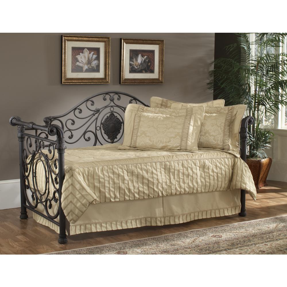 Mercer Metal Twin Daybed, Antique Brown. Picture 2