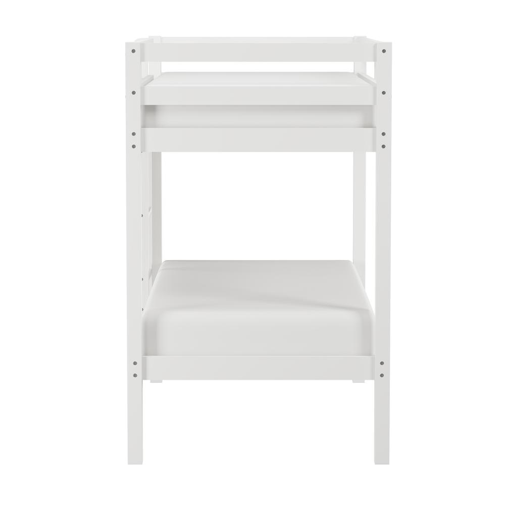 Hillsdale Kids and Teen Caspian Twin Over Twin Bunk Bed, White. Picture 5