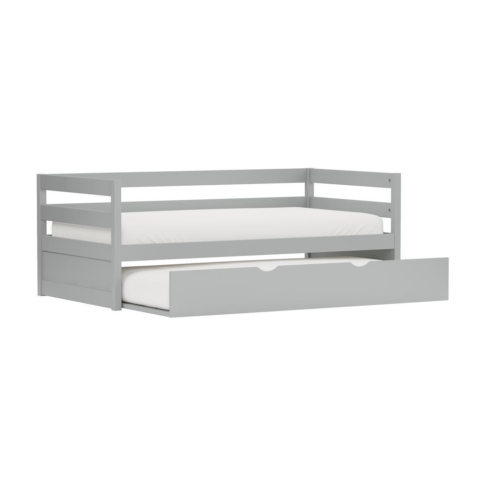 Hillsdale Kids and Teen Caspian Daybed with Trundle, Gray. Picture 7