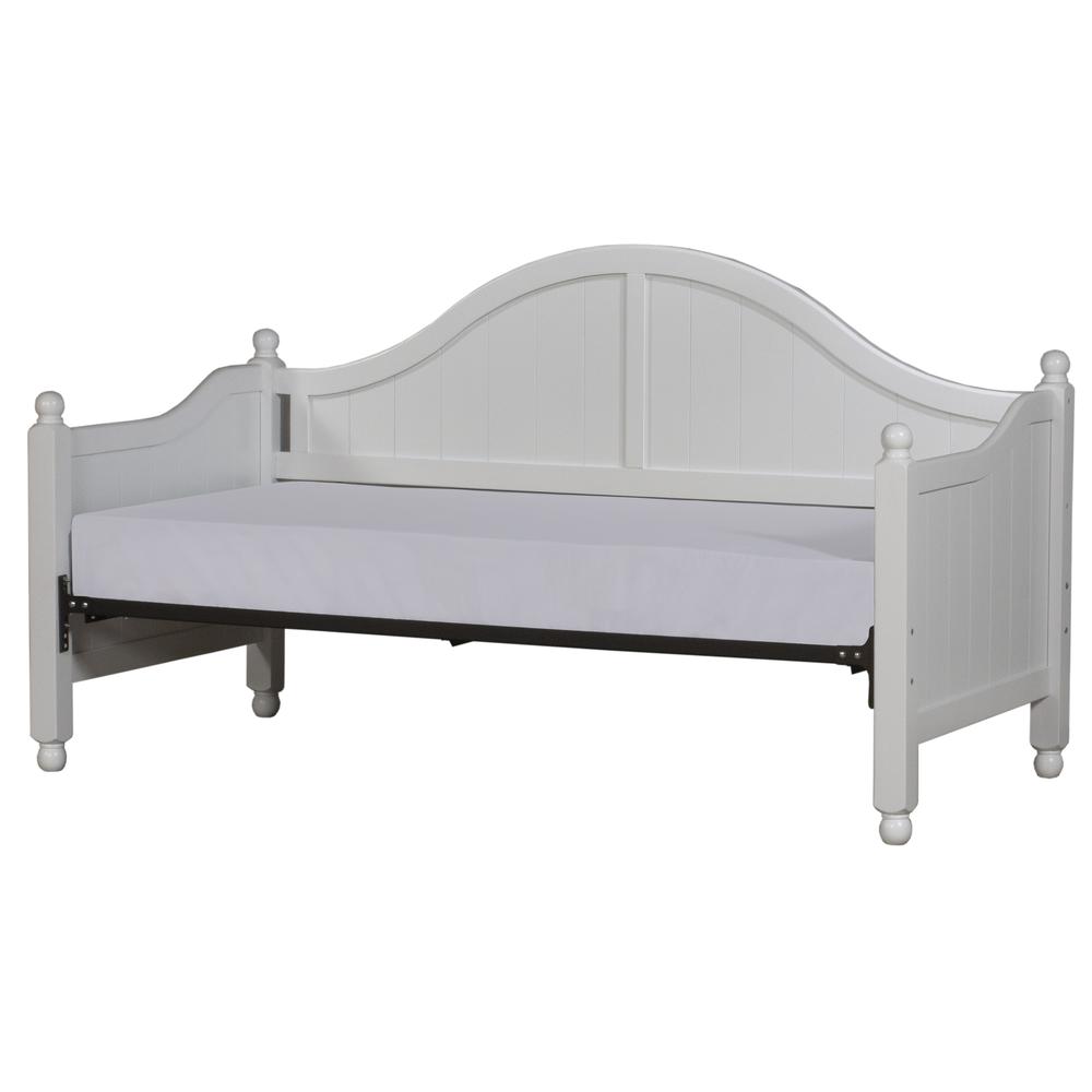 Augusta Wood Twin Daybed, White. Picture 1