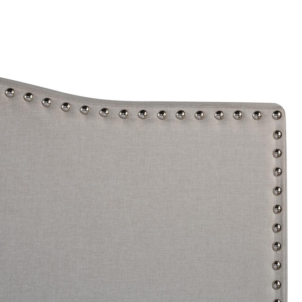 Kiley Queen Upholstered Adjustable Storage Bed, Fog. Picture 8
