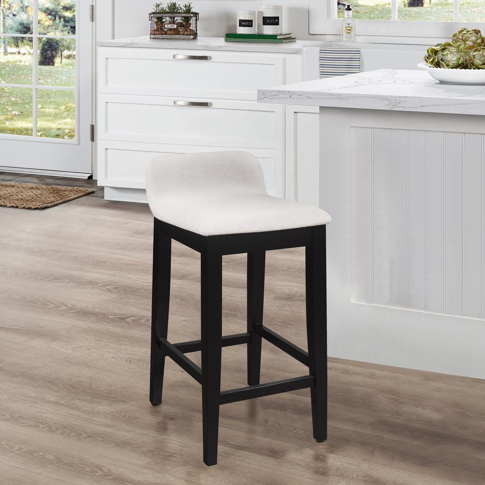 Maydena Counter Height Stool, Black. Picture 2