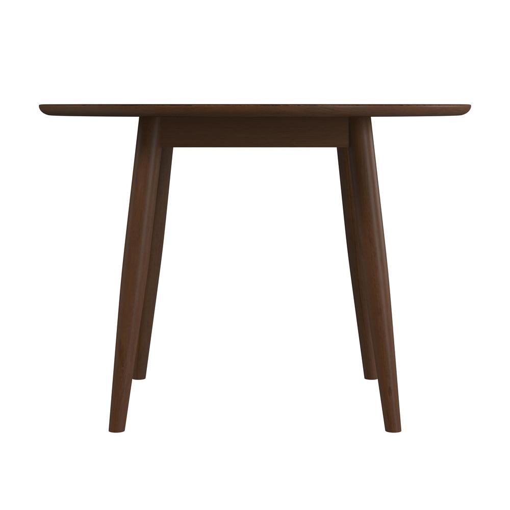 San Marino Round Wood Dining Table, Chestnut. Picture 4