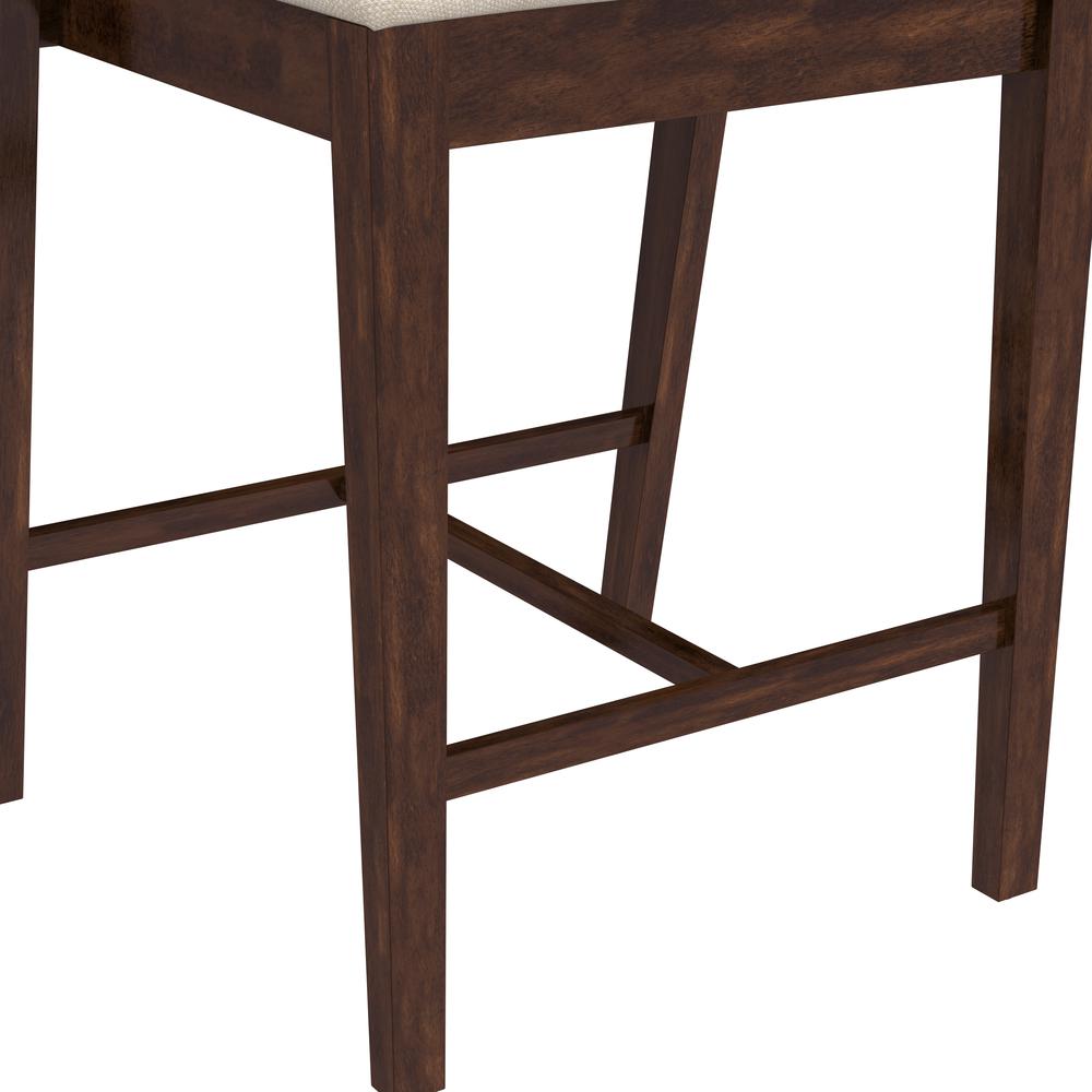 Dresden Wood Counter Height Stool, Walnut. Picture 8