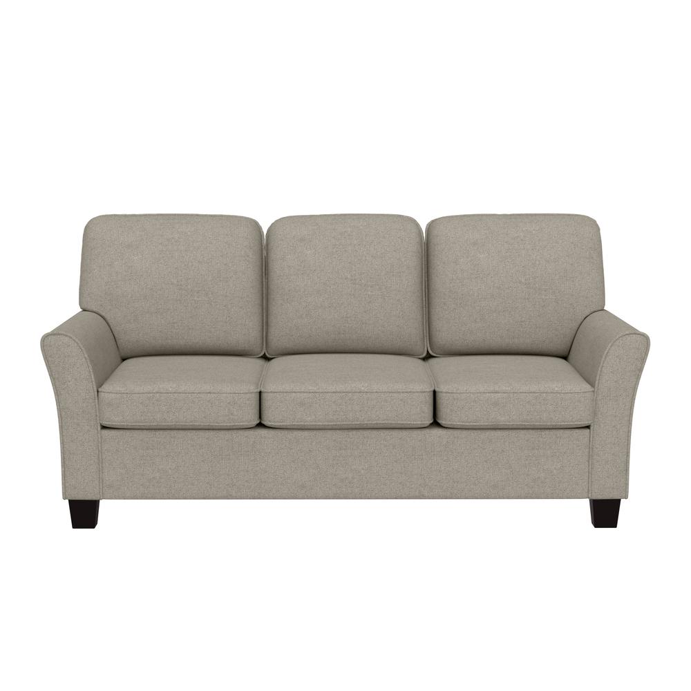 Lorena Upholstered Sofa, Greige. Picture 2