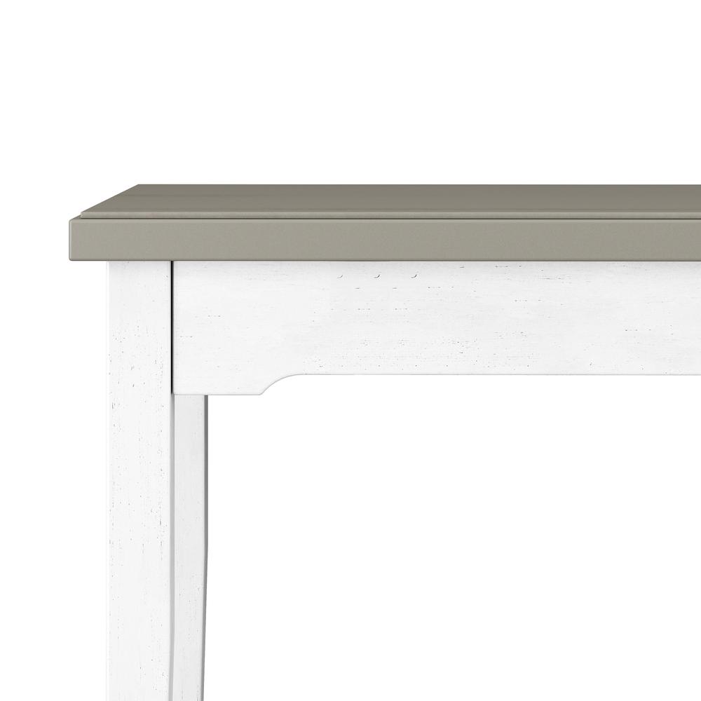 Clarion Wood Counter Height Side Table, Distressed Gray. Picture 7
