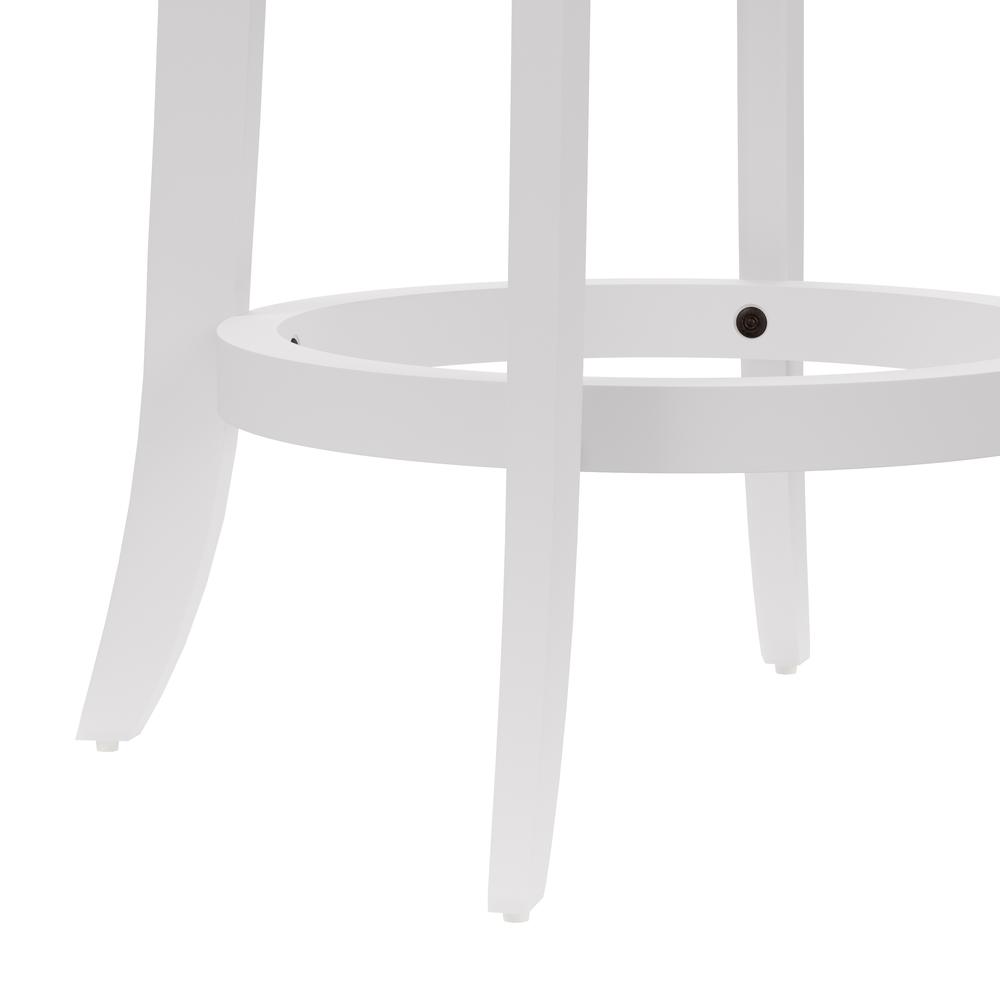 Presque Isle Wood Counter Height Swivel Stool, White. Picture 8