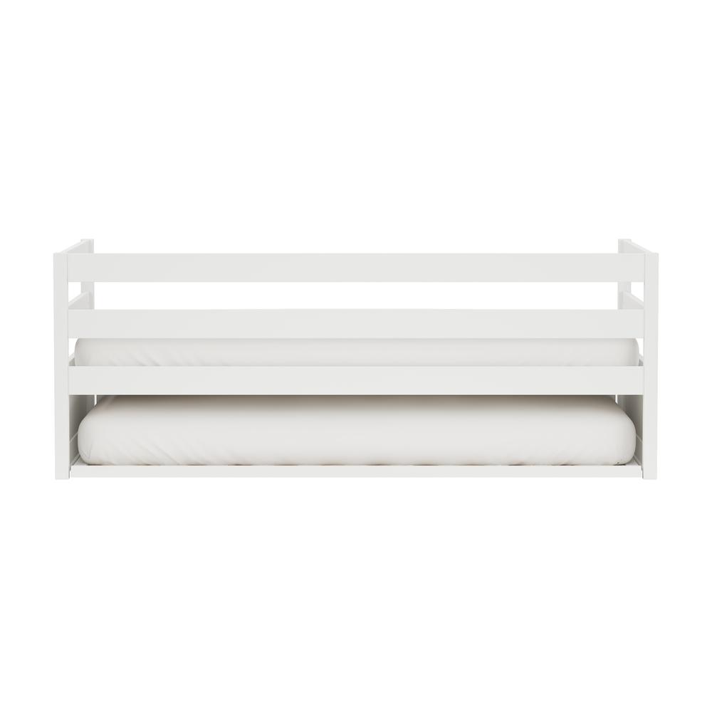 Hillsdale Kids and Teen Caspian Twin Daybed with Trundle, White. Picture 4