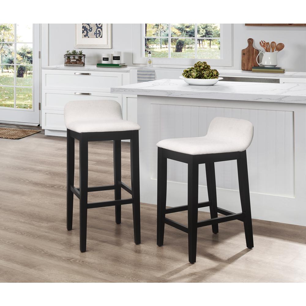 Maydena Counter Height Stool, Black. Picture 3