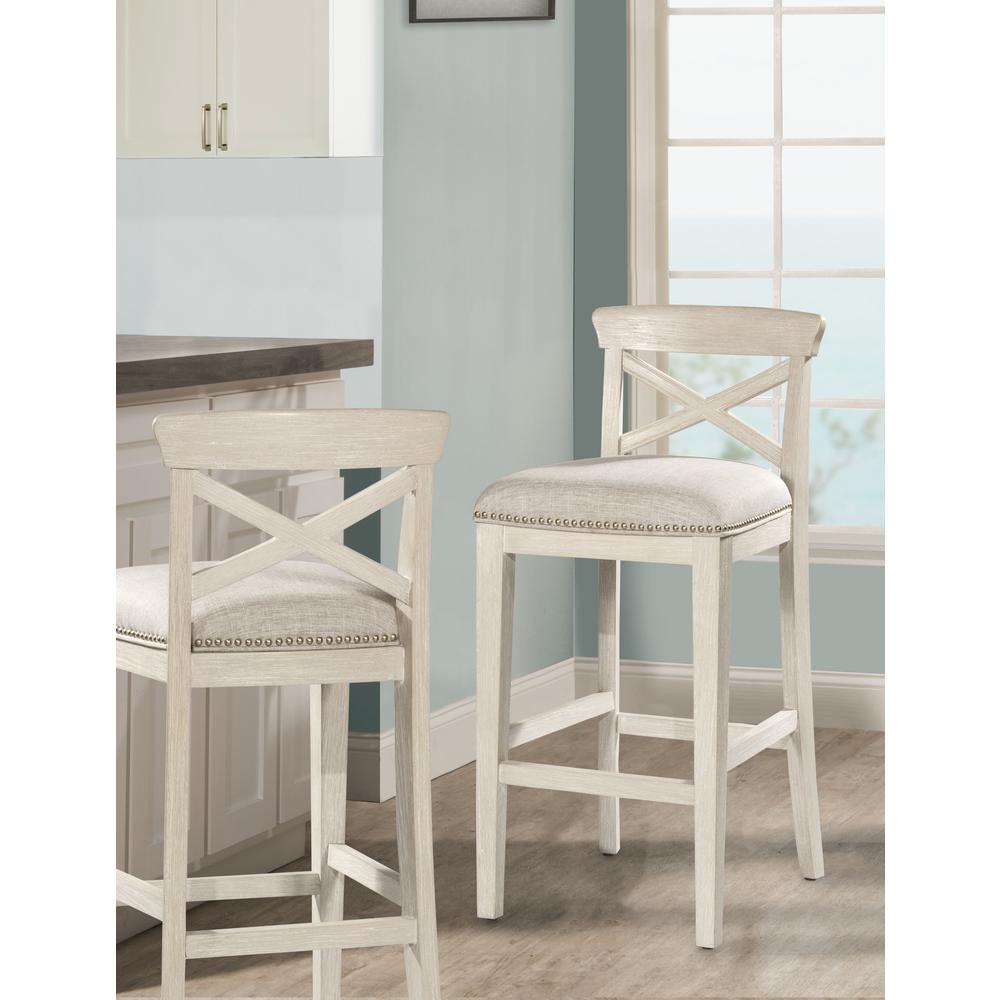 Bayview Non-Swivel Counter Height Stool - Set of 2. Picture 2