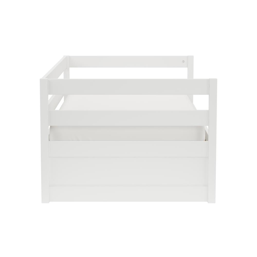 Hillsdale Kids and Teen Caspian Twin Daybed with Trundle, White. Picture 3