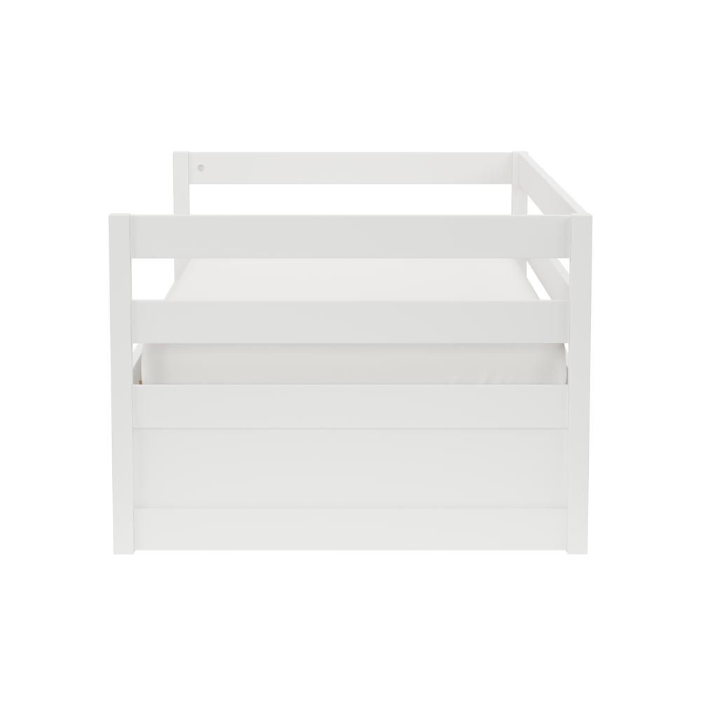 Hillsdale Kids and Teen Caspian Twin Daybed with Trundle, White. Picture 5