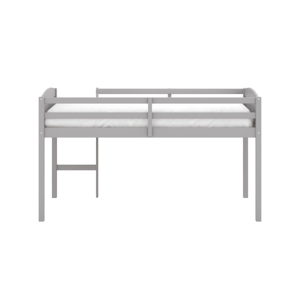 Living Essentials by Hillsdale Alexis Wood Arch Twin Loft Bed, Gray. Picture 4