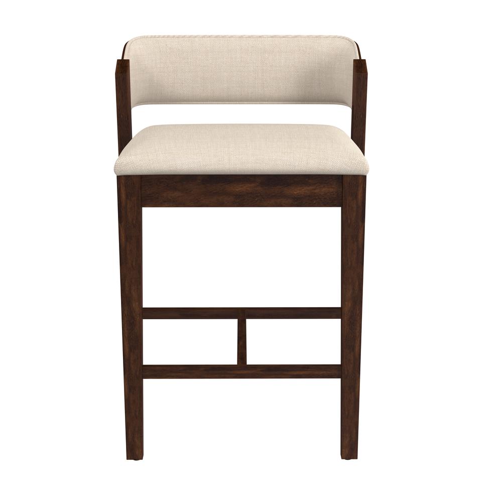 Dresden Wood Counter Height Stool, Walnut. Picture 2