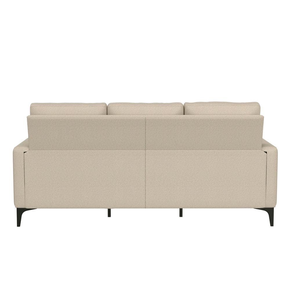 Matthew Upholstered Reversible Chaise Sectional, Oatmeal. Picture 4