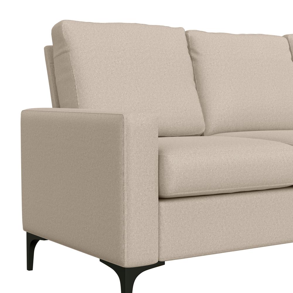Matthew Upholstered Sofa, Oatmeal. Picture 7