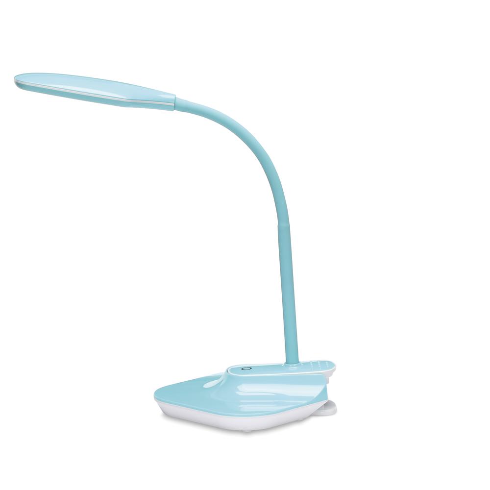 OFM ESS-9001-TEL Essentials LED Desk Lamp with Removable Base and Integrated Desk Clamp, Teal. Picture 5