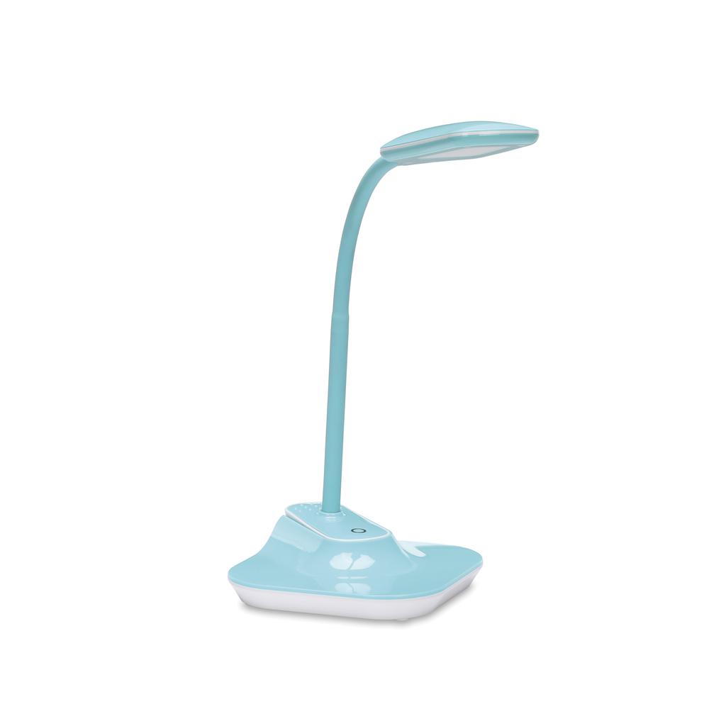 OFM ESS-9001-TEL Essentials LED Desk Lamp with Removable Base and Integrated Desk Clamp, Teal. Picture 1