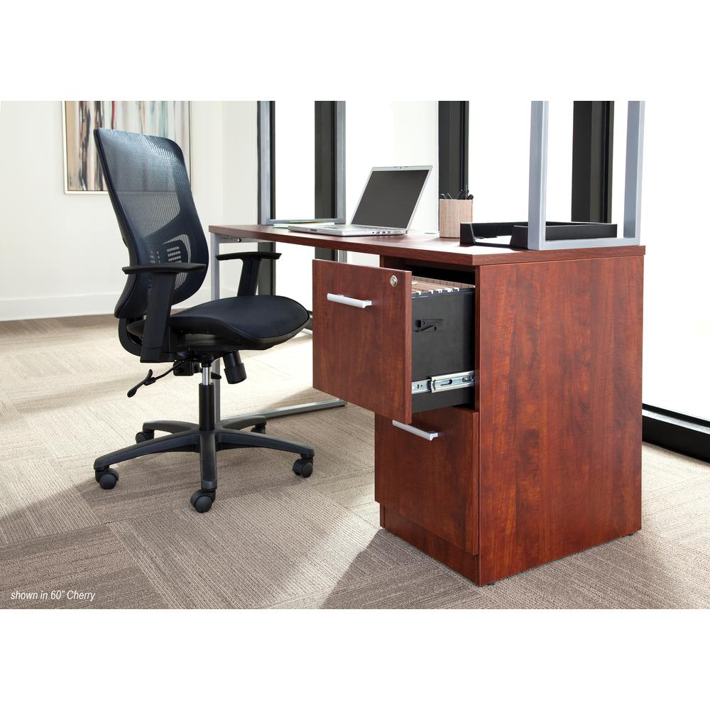 OFM Fulcrum Series 66x24 Credenza Desk, Desk Shell for Office, Cherry (CL-C6624-CHY). Picture 7
