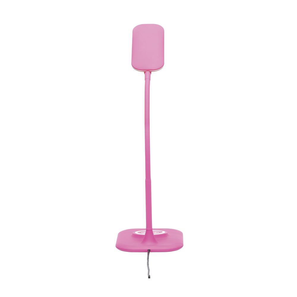 LED Desk Lamp with Integrated Wireless Charging Station, Pink. Picture 3