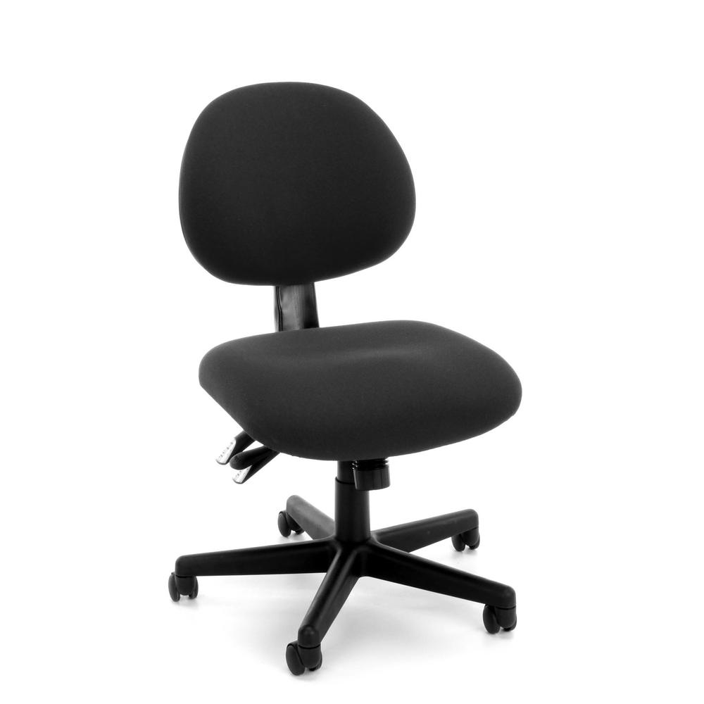 OFM Model 241 24-Hour Multi-Adjustable Upholstered Armless Task Chair. The main picture.