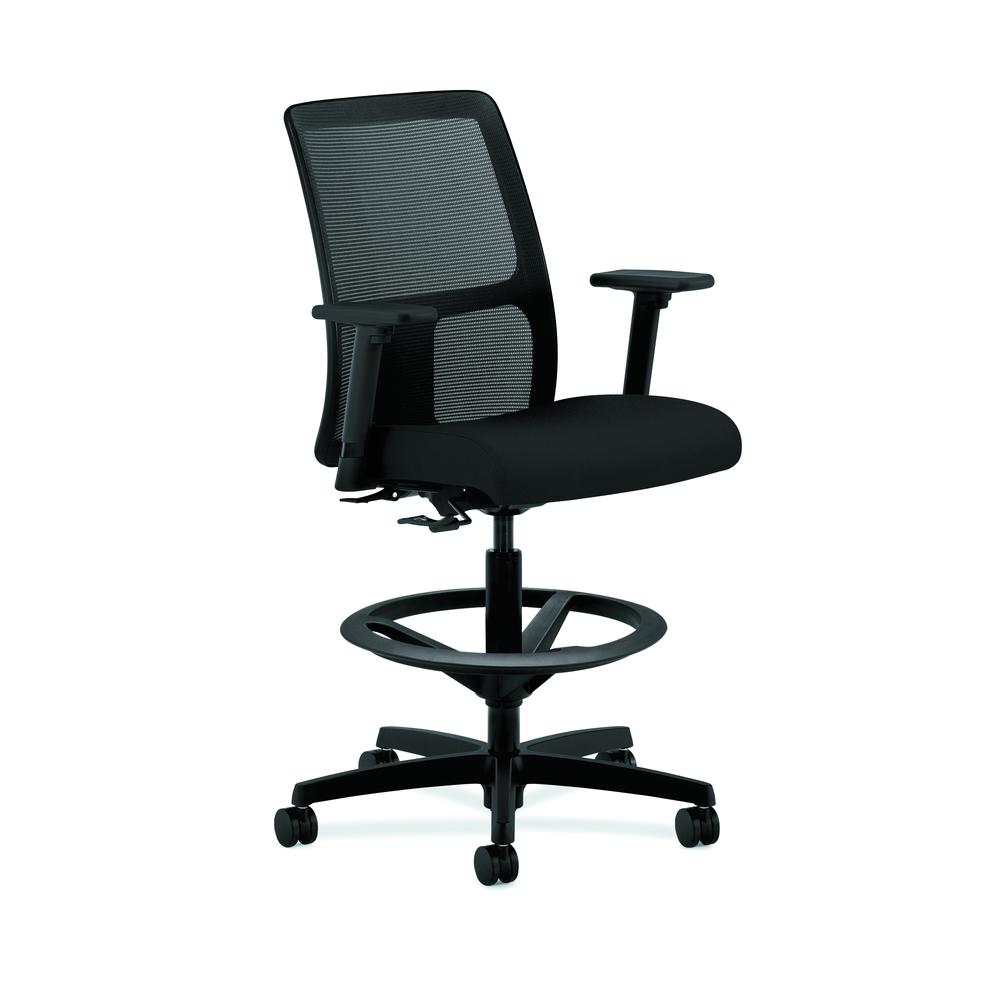 HON Ignition Task Stool Chair, in Black (HITS5). Picture 1