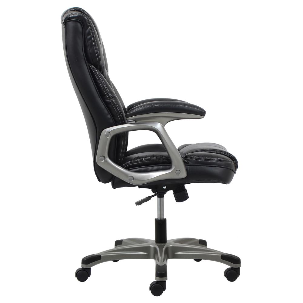 OFM ESS-6030 High-Back Bonded Leather Chair with Fixed Arms. Picture 4