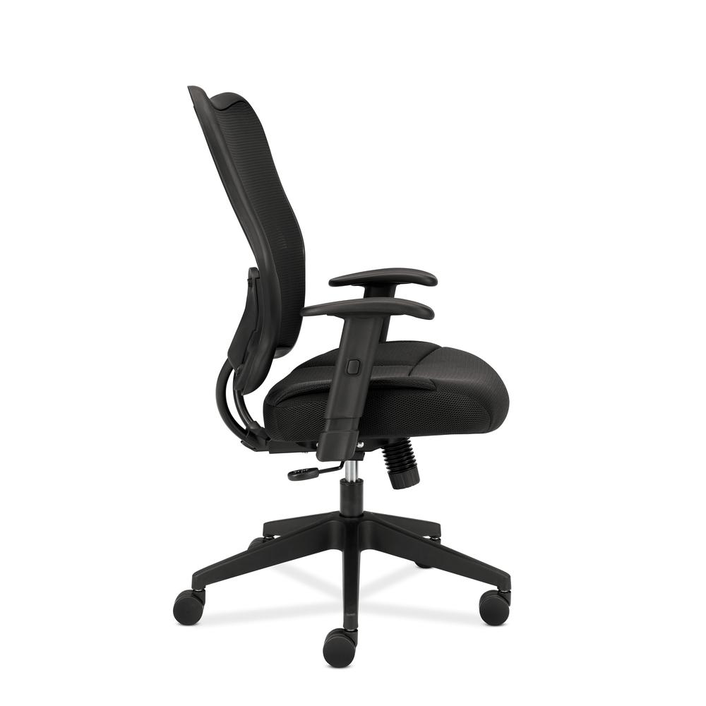 HON Wave Mesh High-Back Task Chair, Black (HVL702). Picture 3