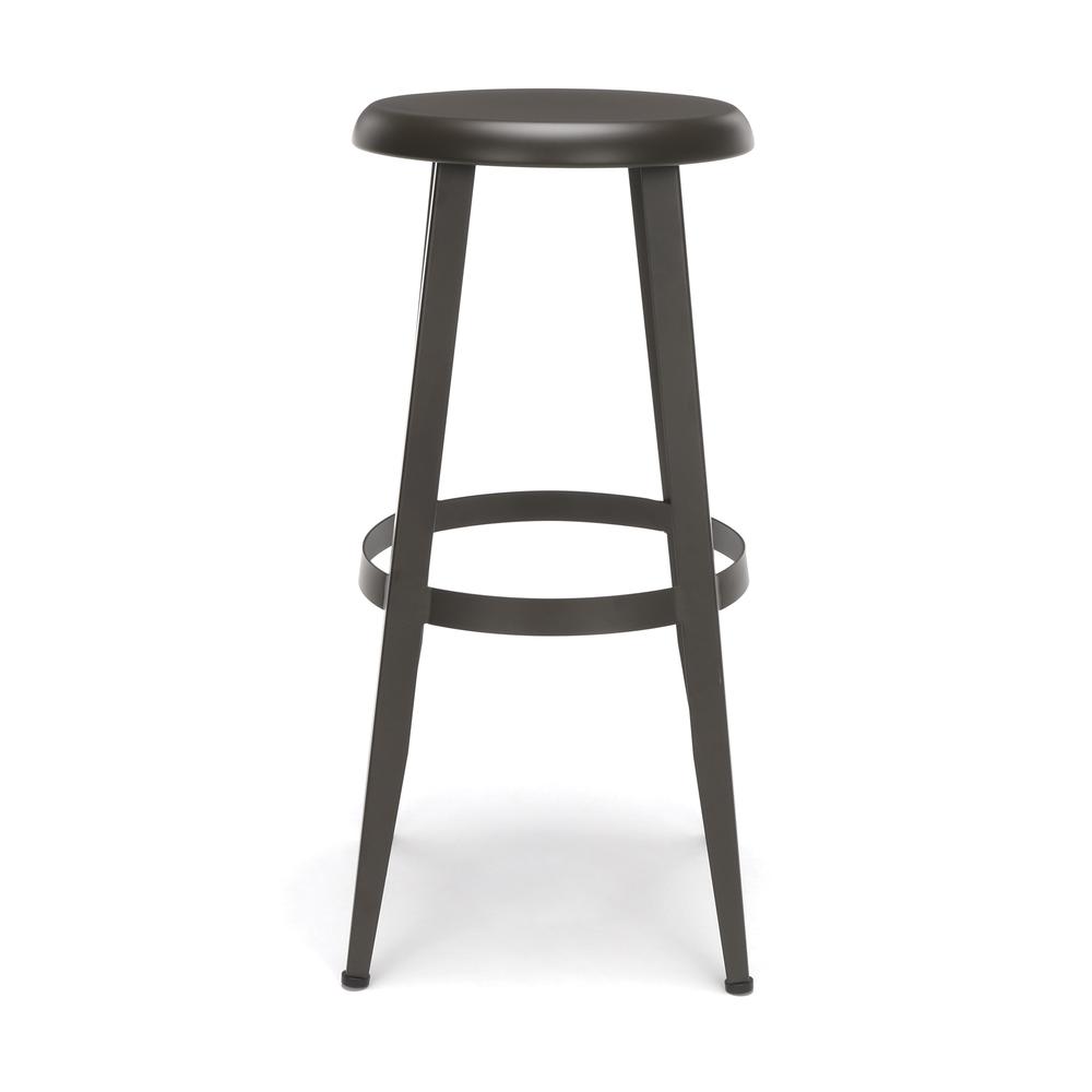 OFM Edge Series 30" Steel Stool - Backless Stool with Steel Foot Ring, Antique Brown (33930M-ABRN). Picture 2