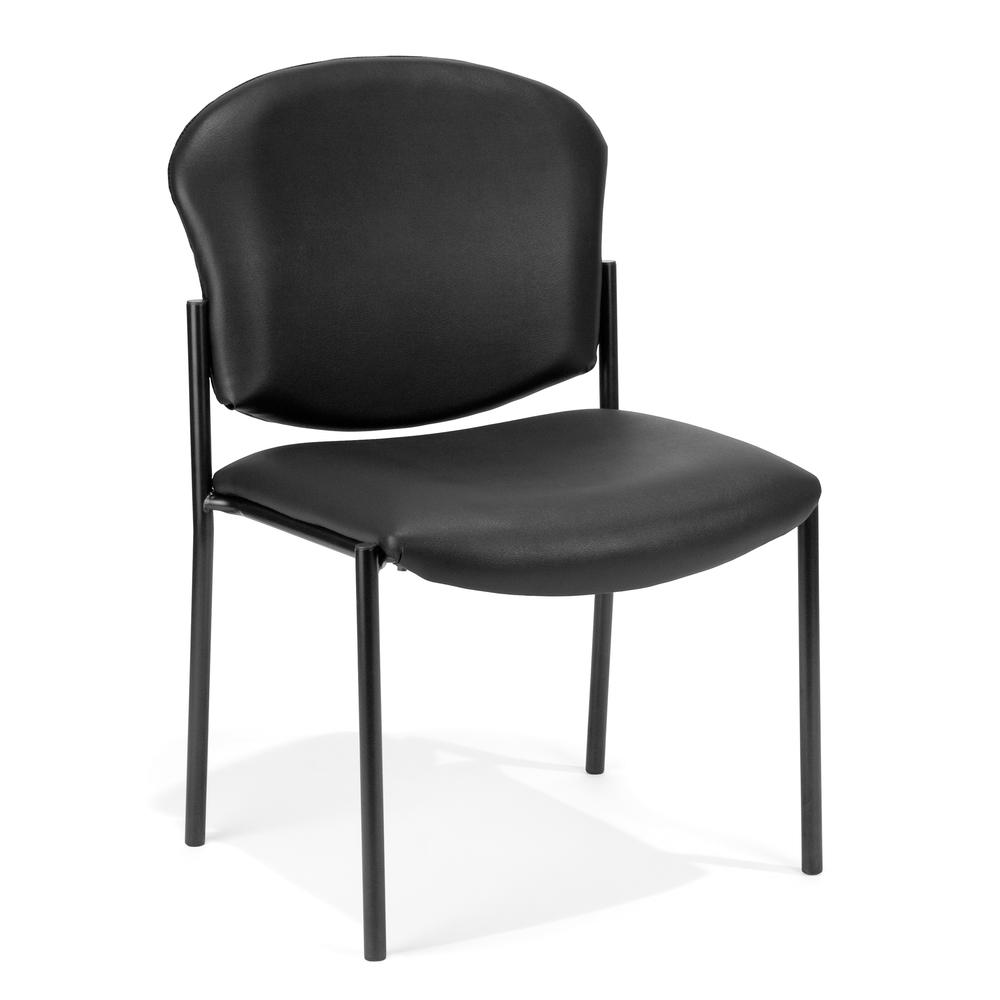 OFM Manor Series Armless Guest and Reception Chair, Anti-Microb(408-VAM-606). Picture 1