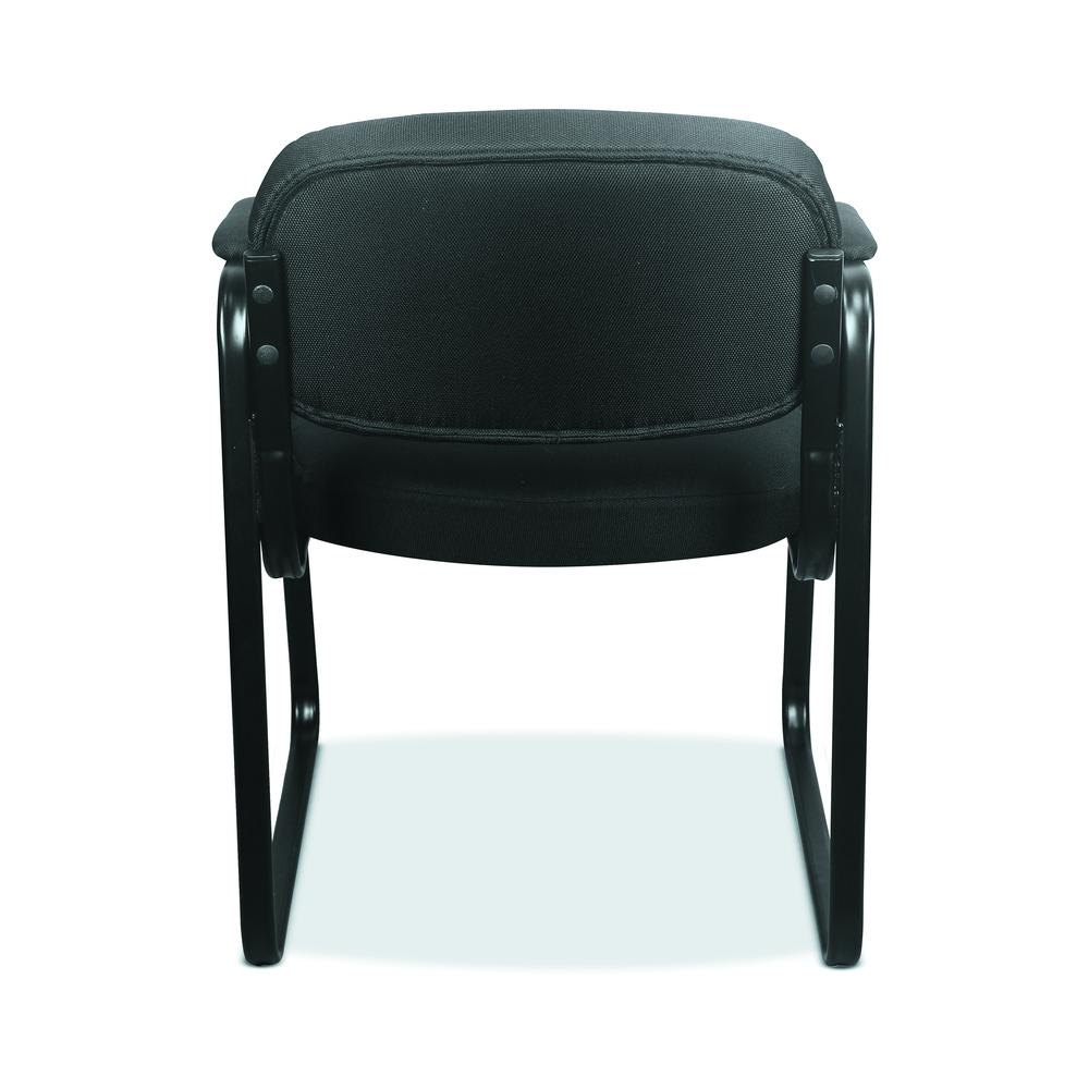 HON Sled Base Guest Chair, in Black Leather (HVL653). Picture 3