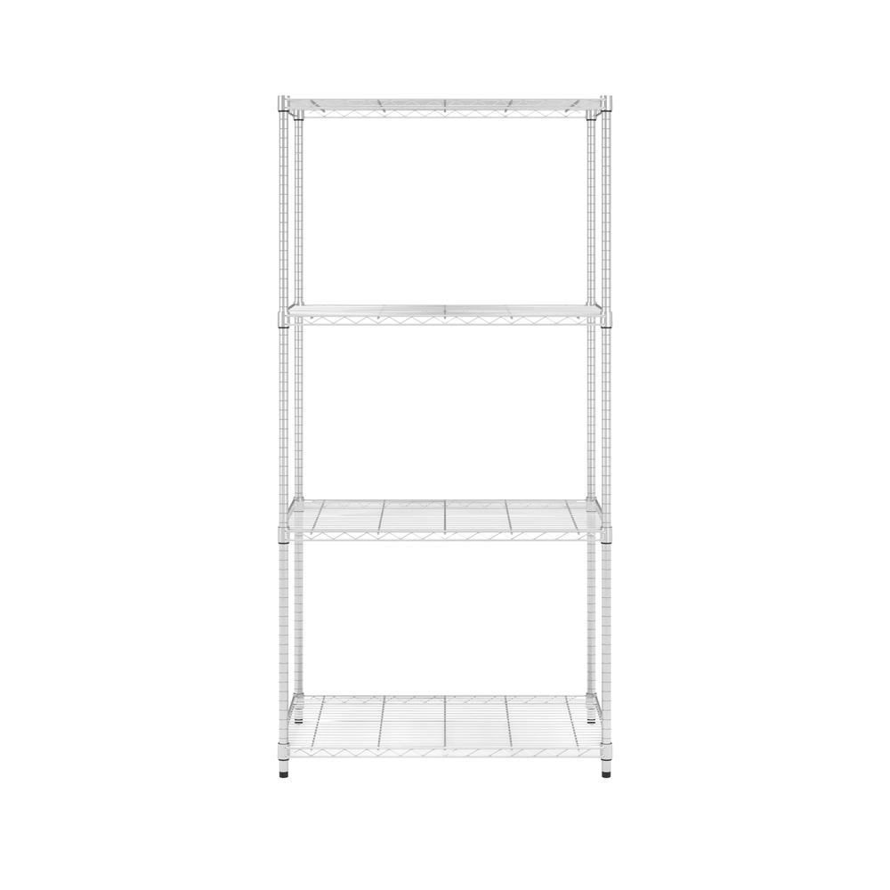 OFM Adjustable Wire Shelving Unit 36 x 72, 24" Depth, in Chrome (S367224-CHRM). Picture 3