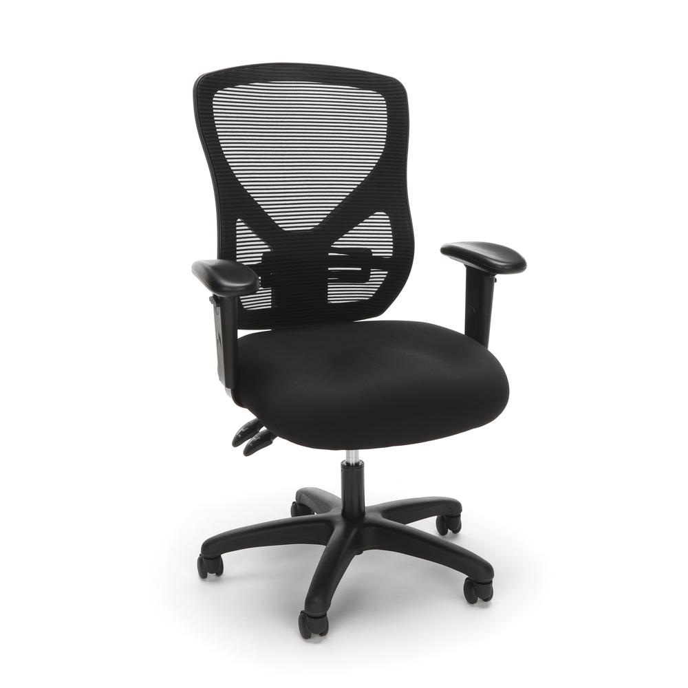 OFM Essentials Series Ergonomic Mesh Office Chair, in Black (ESS-3051). Picture 1