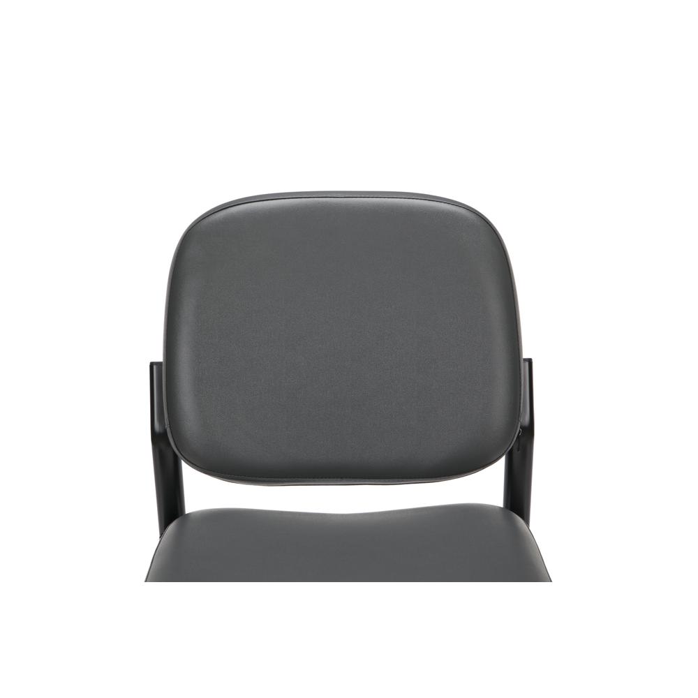 OFM Model 405-VAM Armless Guest and Reception Chair, Anti-MicrobCharcoal. Picture 6