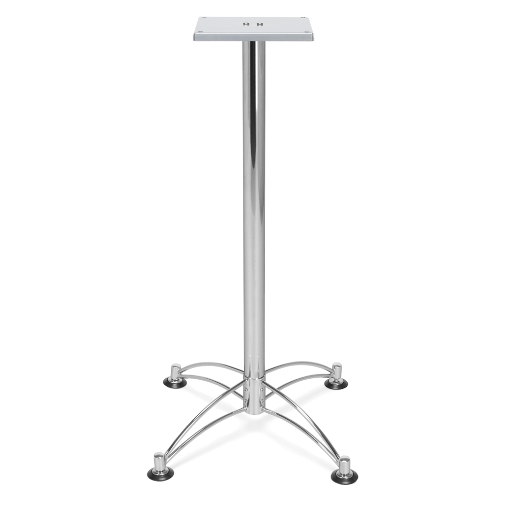 OFM Base for Model LT Square and Round Cafe Height Tables, Chrome. The main picture.