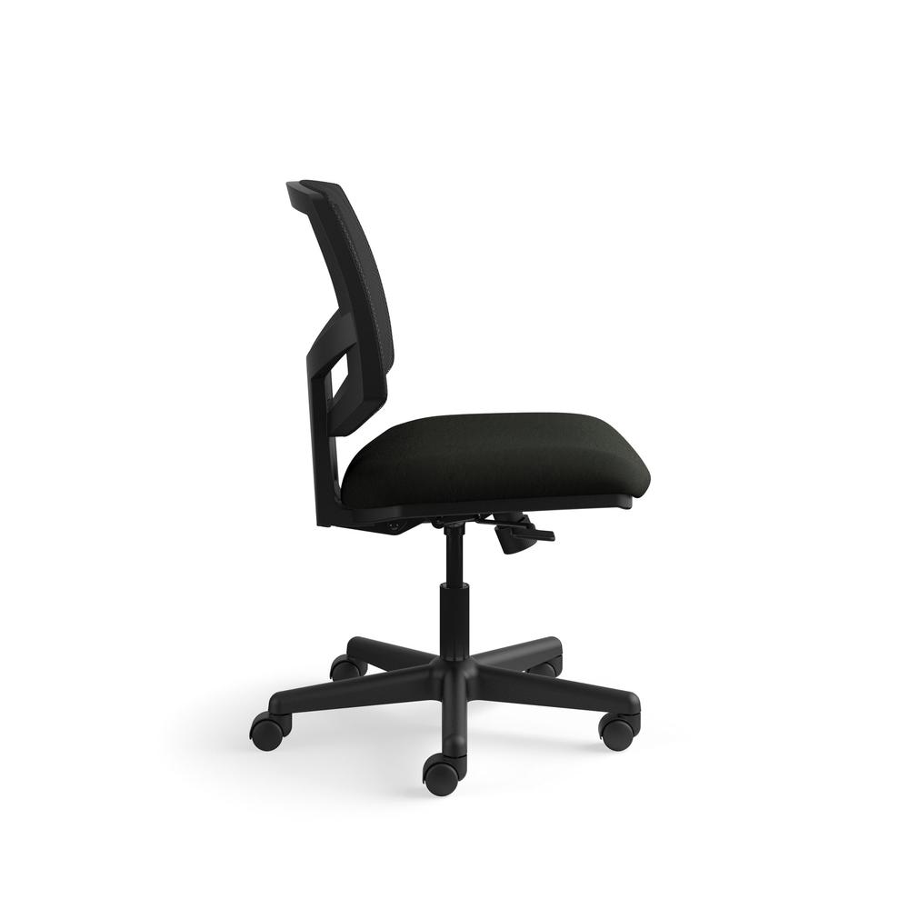 HON Volt Leather Task Chair - Mesh Back Computer Chair for Office Desk, Black (5713). Picture 4