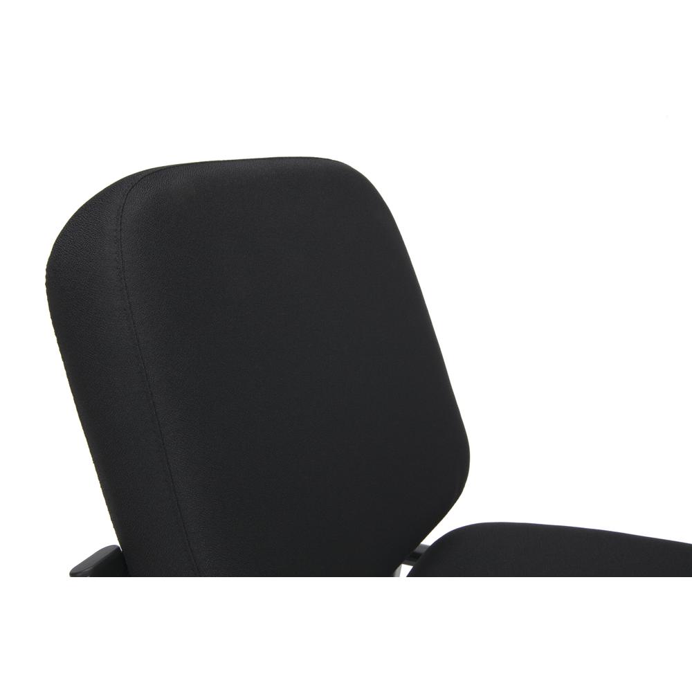 OFM Model 405 Fabric Armless Guest and Reception Chair, Black. Picture 6