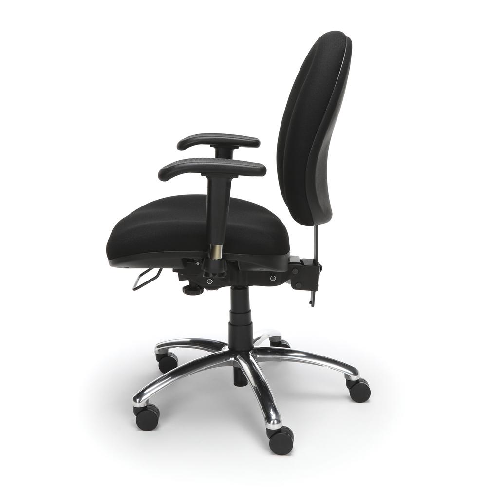 OFM Model 247 Big and Tall Computer Swivel Task Chair with Arms, Fabric. Picture 5