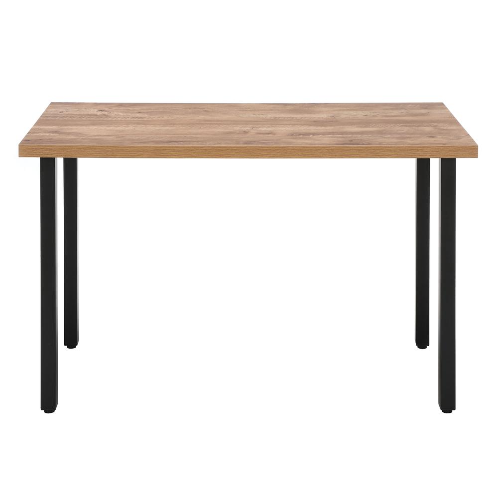 OFM Essentials Collection 48" Table Desk, Knotty Oak Woodgrain (ESS-1051-BLK-KOA). Picture 3