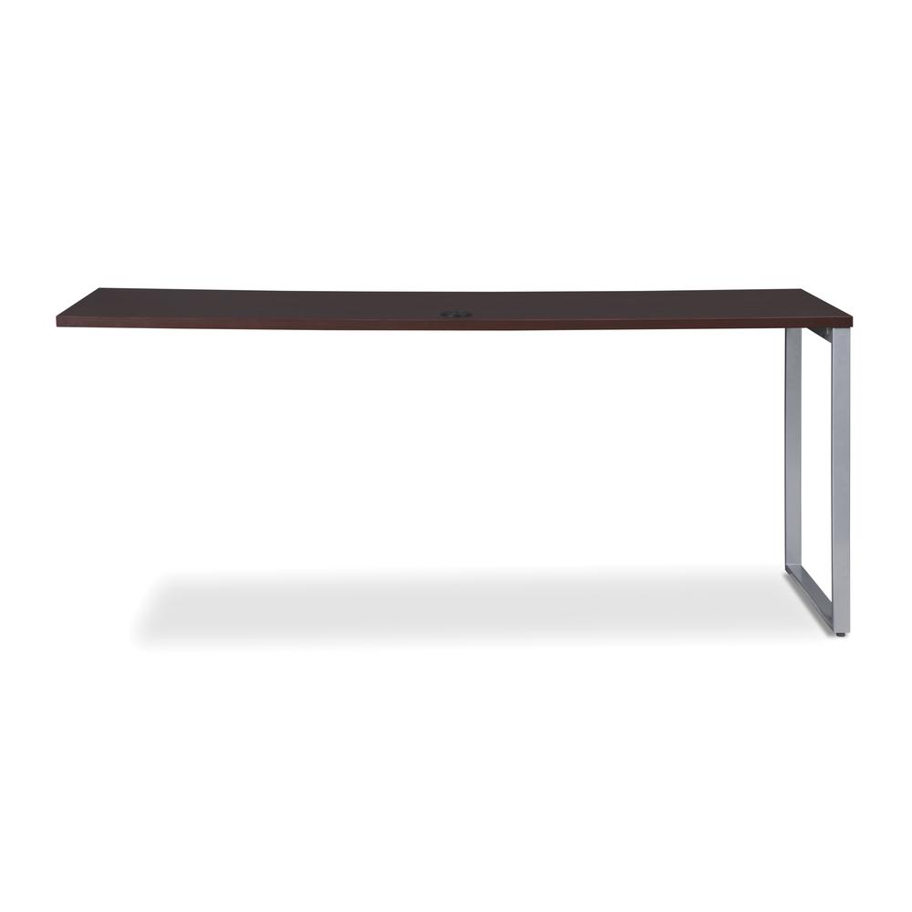 OFM Fulcrum Series 72x24 Credenza Desk, Desk Shell for Office, Mahogany (CL-C7224-MHG). Picture 3