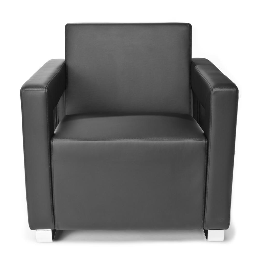 OFM  Model 831 Soft Seating Lounge Chair, Polyurethane with Chrome Base. Picture 2