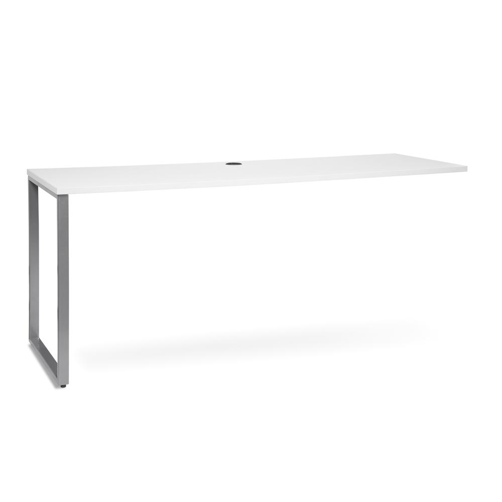 OFM Fulcrum Series 72x24 Credenza Desk, Desk Shell for Office, White (CL-C7224-WHT). The main picture.