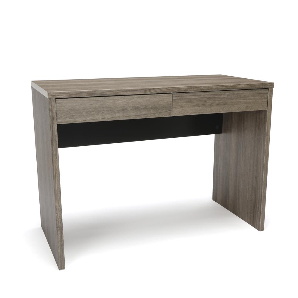Essentials by OFM ESS-1012 2-Drawer Solid Panel Office Desk, Driftwood. The main picture.