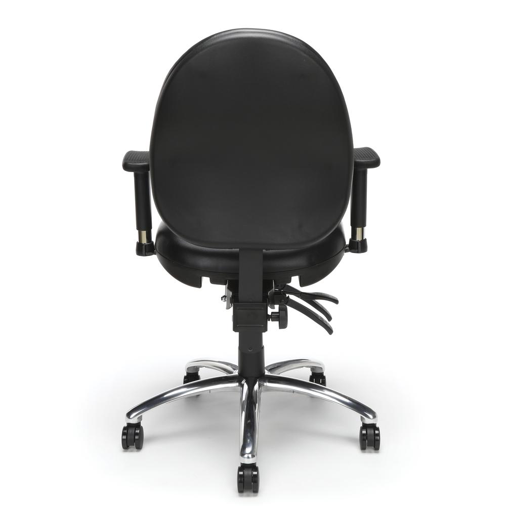 OFM Model 247-VAM Big , Tall Computer Swivel Task Chair with Arms, Vinyl. Picture 3