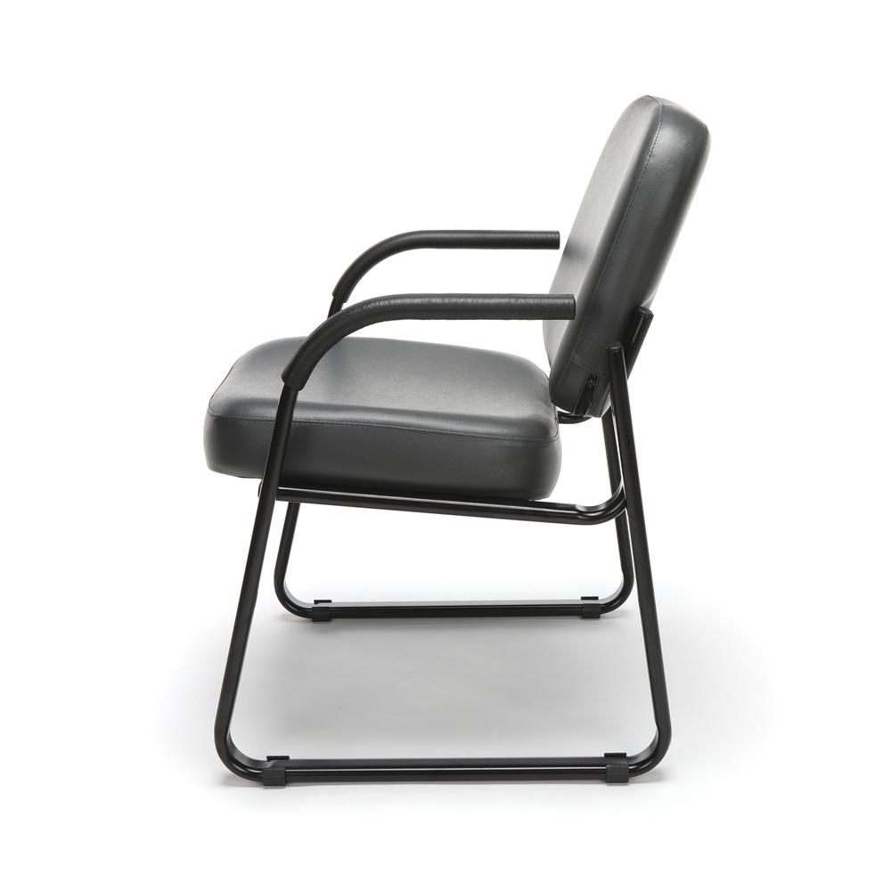 OFM Model 403-VAM Guest and Reception Chair with Arms, Anti-MicrobCharcoal. Picture 5